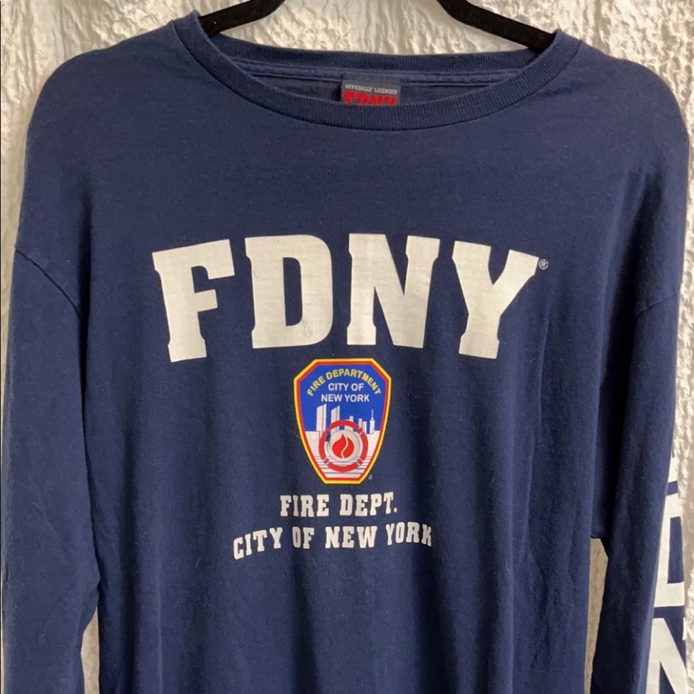 Vintage Fire Department of New York Love Sleeve Tee
